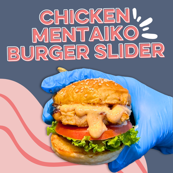 Mentaiko Grilled Chicken Sliders