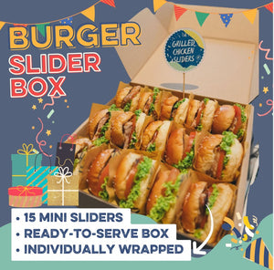 Burger Sliders Box (Box of 15)