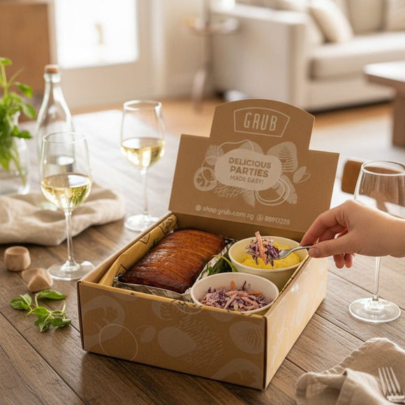 Christmas Maple Bacon Log - GRUB Singapore