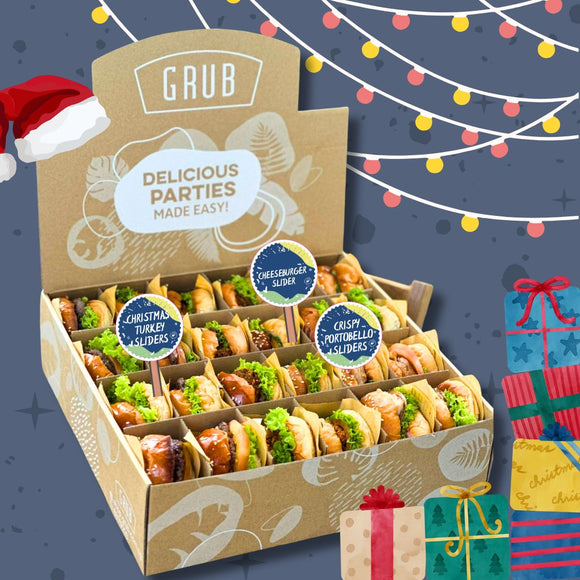 Christmas Burger Slider Box of 24