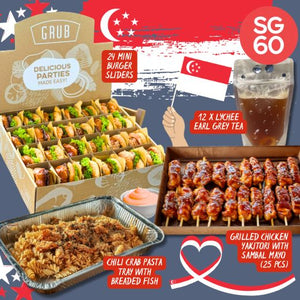 SG60 Party Package (serves 12-15 pax) - GRUB Singapore