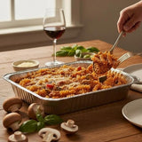 GRUB Singapore pasta party tray with fusilli pasta in tomato sauce, topped with cheese. Serves 8-12.