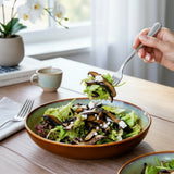 GRUB Singapore vegetarian grilled portobello mushroom salad with feta cheese and basil vinaigrette